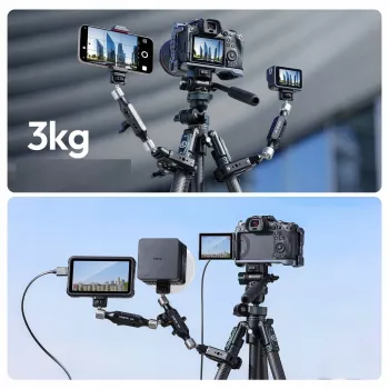 ULANZI Magic Arm 360° med 1/4 inch och 3/8 tums gänga för kamera videokamera TB15 T058GBB1