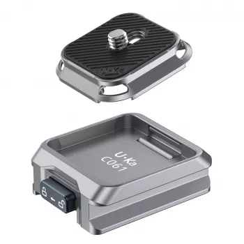 ULANZI C061 snabbkopplingsplatta-adapter för DJI RS 2/3/4-seriens gimbals - Arca-Swiss kompatibel