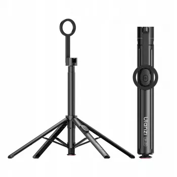 ULANZI SK-21 Auto-Open 2-i-1 stativ och selfiepinne 180 cm med MagSafe magnetiskt telefonfäste och Bluetooth-fjärrutlösare