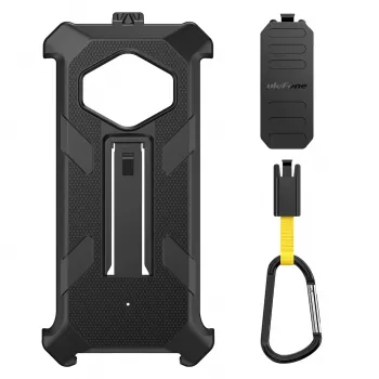 Ulefone RugKing 3 Pro stryktåligt skyddsskal med hölster - svart