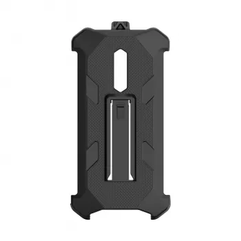 Ulefone RugKing 2 Pro stryktåligt skyddsfodral med stativfot och bältesklämma - svart