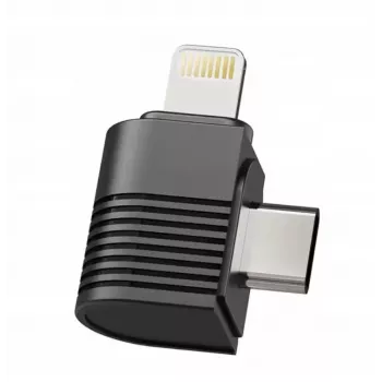 Ulanzi A100 Lightning-adapter för mikrofon på iPhone 14 13 12 11 X 8