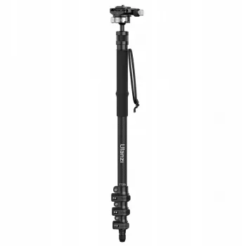ULANZI TT35 professionellt kolfiberenbenstativ 130 cm med vätskehuvud för DSLR-kamera