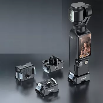 Ulanzi PK-10 adapter för DJI Osmo Pocket 3 - 1/4 inch Arca-Swiss GoPro-fäste