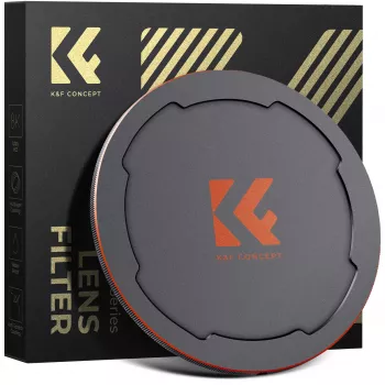 K&F Concept M-Cap magnetiskt objektivlock 86mm svart