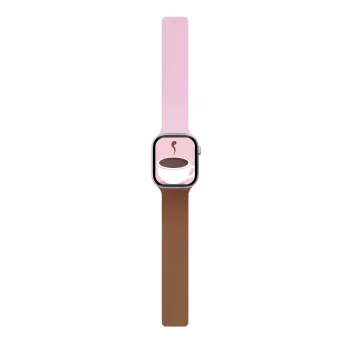 Moft Snap Duo Apple Watch-armband rosa/Brownie