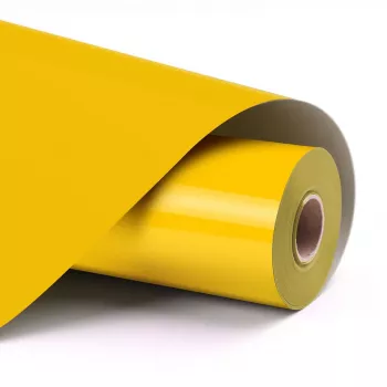 LOKLiK Basic värmetransfervinyl - gul - 30,5 x 180 cm
