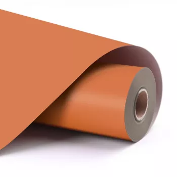 LOKLiK permanent självhäftande vinylfilm matt - orange - 30,5 x 180 cm (12