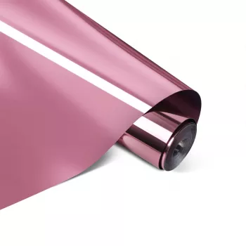 LOKLIK permanent självhäftande vinylfilm spegelmetallic silver 30 x 180 cm