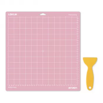 LOKLIK skärmatta 3-pack - rosa tygklister