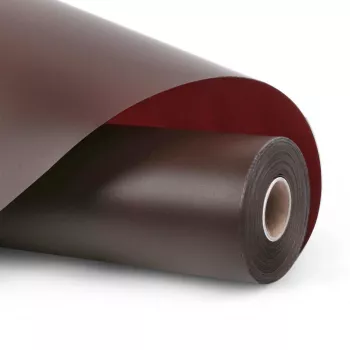 LOKLIK permanent självhäftande vinylfilm matt - Dark Coffee - 30,5 x 180 cm (12