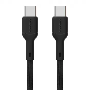 Dudao L9C USB-C till USB-C 1 m svart ladd- och datakabel