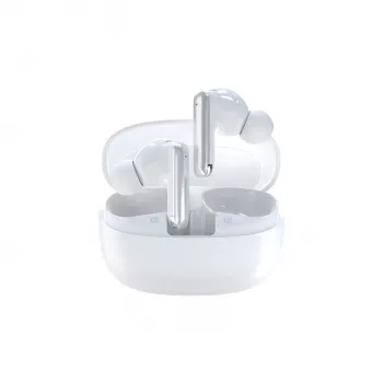 Dudao U21 TWS ANC ENC Bluetooth 5.3 trådlösa hörlurar – vit