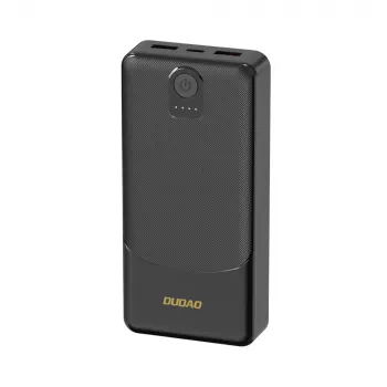 Dudao K10Pro Powerbank 20000mAh 2.4A 2x USB-A svart