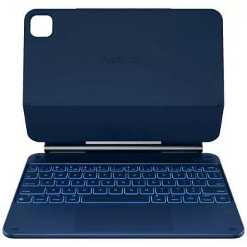 Typecase Edge Keyboard Case för iPad Air 11 M2 2024 / M3 2025 / M4 2026, ljusblå