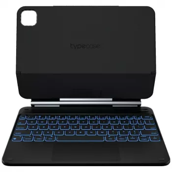 Typecase Edge tangentbordsfodral för iPad Air 11 M2 2024 / M3 2025 / M4 2026, kolfiber, svart