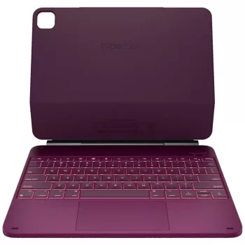 Typecase Edge tangentbordsfodral för iPad Pro 13 2024/2025, hallonröd