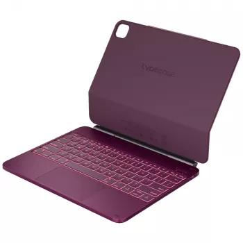 Typecase Edge tangentbordsfodral för iPad Pro 13 2024/2025, hallonröd