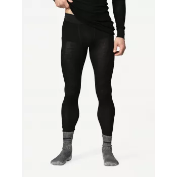 Devold Wool Mesh 190 långa termounderbyxor – Caviar, storlek M