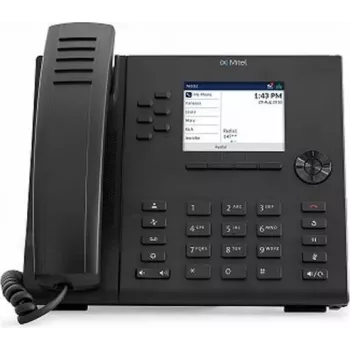 Mitel 6915 SIP-telefon (Open SIP) - svart