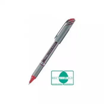 Pentel BL27-BX Liquid Gel Pen - silver - Red - 0,7 mm - 0,35 mm - metallhölje - indragbar