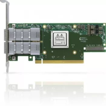 Mellanox NVIDIA ConnectX-6 VPI MCX653106A-HDAT-SP nätverksadapterkort - HDR IB (200 Gb/s) och 200GbE dual-port QSFP56 PCIe 4.0 x16 high profile