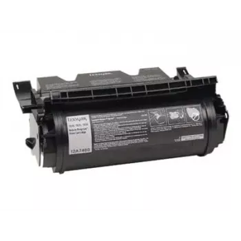 Lexmark 12A7460 original svart tonerkassett High Yield för T630, T632, T634, X630, X632, X634