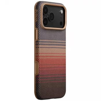 PITAKA Aramid UltraGuard MagSafe-skal för iPhone 17 Pro - Sunset