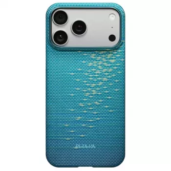 PITAKA Ultra-Slim MagSafe-skal för iPhone 17 Pro, Lucid Blue