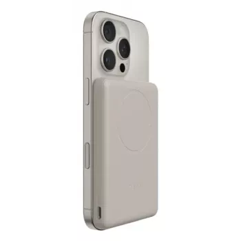 Belkin BoostCharge Slim BPD020HQSA Magnetic Power Bank 5000 mAh, 7.5 W, Sand