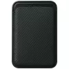 PITAKA Woven Wallet MagSafe magnetisk plånbok för iPhone - Black/Grey