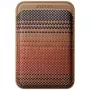 PITAKA Woven Wallet MagSafe magnetiskt kortfack för iPhone – Sunset
