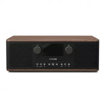 PURE ACOUSTICS Pure Classic C-D6 Digitalradio Coffee Black/Walnut EU/UK