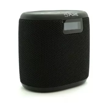 Pure Acoustics Pure Woodland Mini vattentålig utomhus högtalare med FM/DAB+ radio, svart