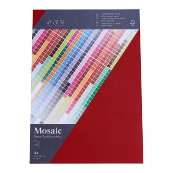 Artoz Papier Mosaic eldröd brevpapper DIN A4 90 g/m² 25 ark