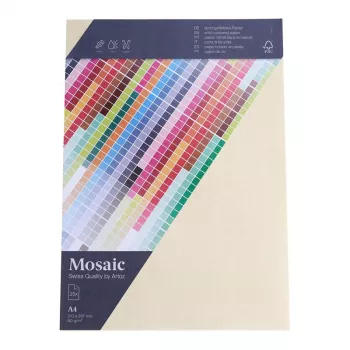 Artoz Papier Mosaic elfenben A4 90 g/m² 25 ark brevpapper