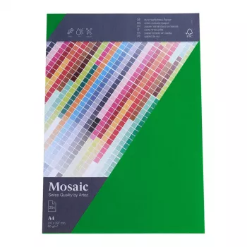 Artoz Papier Mosaic brevpapper äppelgrön DIN A4 90 g/m² 25 ark