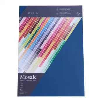 Artoz Papier Mosaic marinblå skrivpapper A4 90 g/m² 25 ark