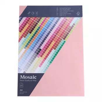 Artoz papper Mosaic skrivpapper rosa A4 90 g/m² 25 ark