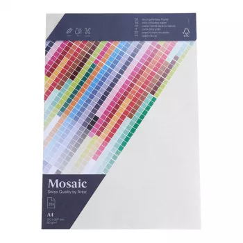 Artoz Papier Mosaic vit A4 90 g/m² 25 ark brevpapper