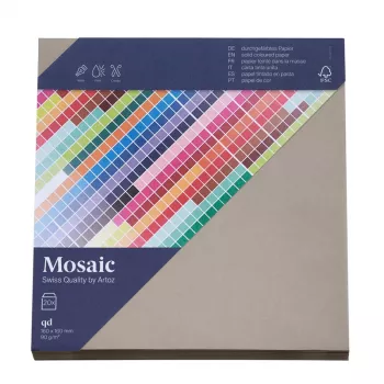 Artoz Papier Mosaic kvadratiska kuvert cement våtlimmad 20 st (9445420-217)