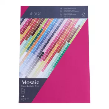 Artoz papper Mosaic brevpapper fuchsia A4 90 g/m² 25 ark