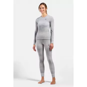 Odlo Active Warm X Pow BL Bottom långa baslager-underbyxor – silvergrå, storlek S