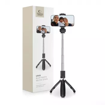 Tech-Protect L01S BT selfiepinne stativ svart