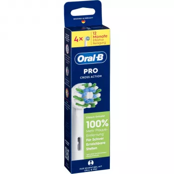Oral-B Pro CrossAction ersättningsborsthuvuden 4-pack (015370)