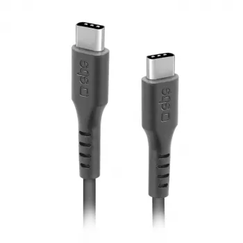 SBS TECABLETCC3M USB-C till USB-C-kabel 3 m svart