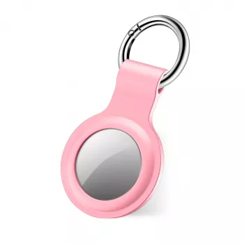 SBS silikonfodral för Apple AirTag rosa