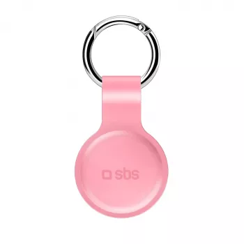 SBS silikonfodral för Apple AirTag rosa