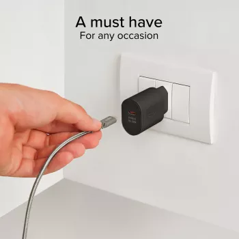 SBS TETR1CPD25 25W USB-C Power Delivery Wall Charger - Black