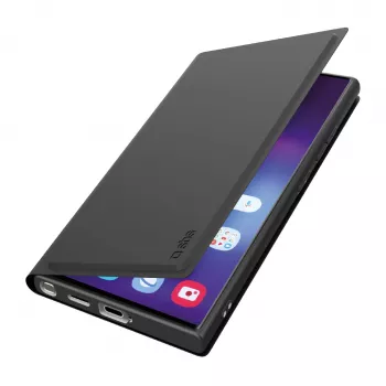 SBS Wallet Stand Galaxy S25 Ultra svart (TEWALSAS25UK)
